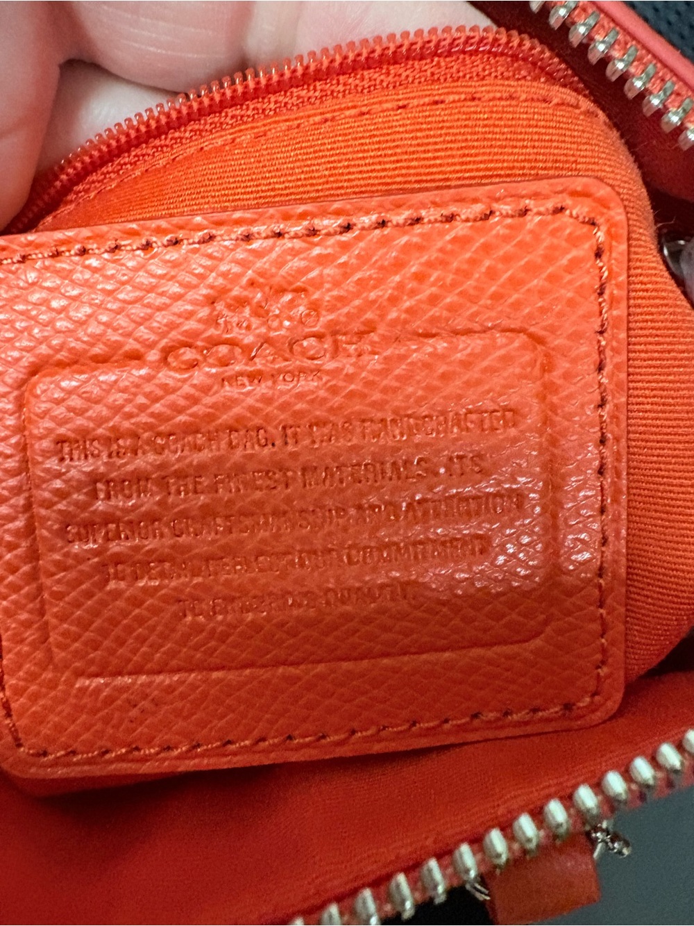 Coach Bennett coral Leather Satchel - Picture 15 of 16